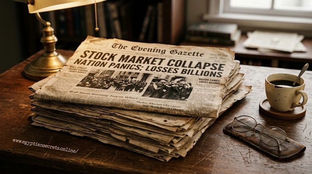 1920s newspaper coverage that spread the pharaoh's curse story