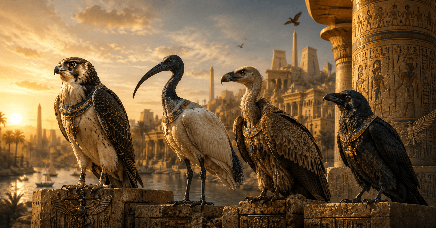 Sacred Birds of Ancient Egypt