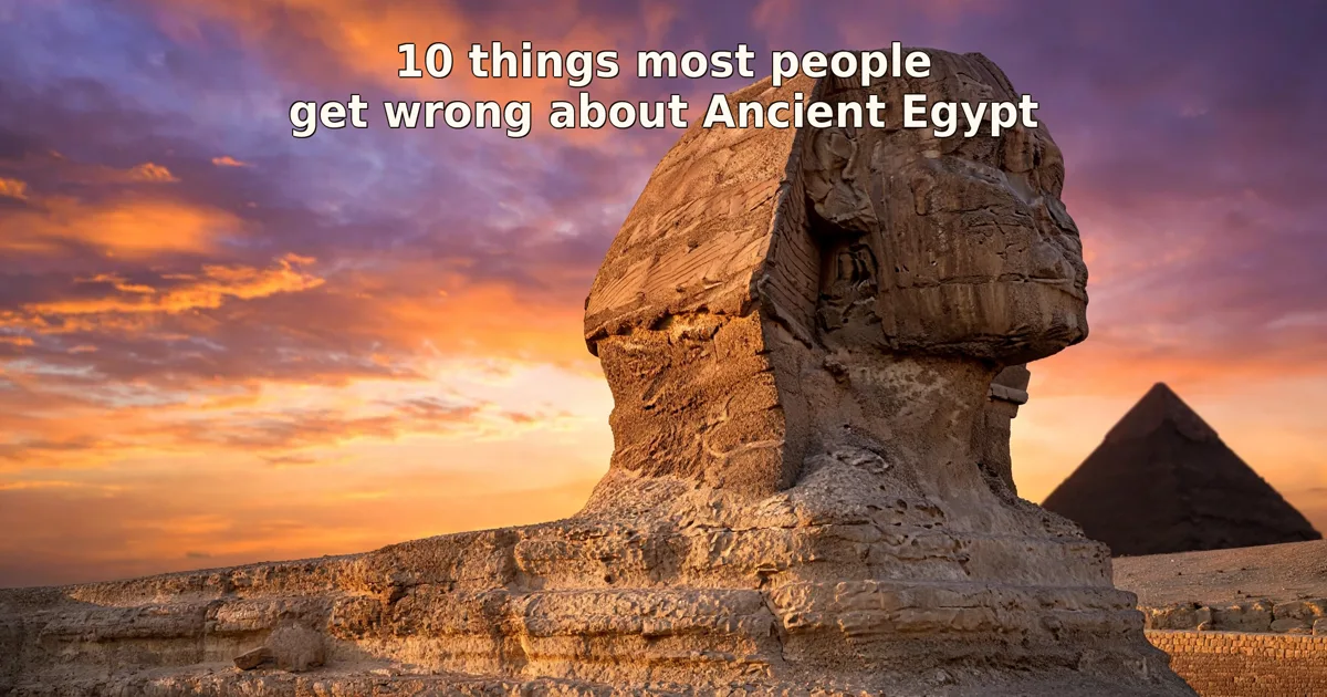 The Great Sphinx of Giza photographed in profile at sunset