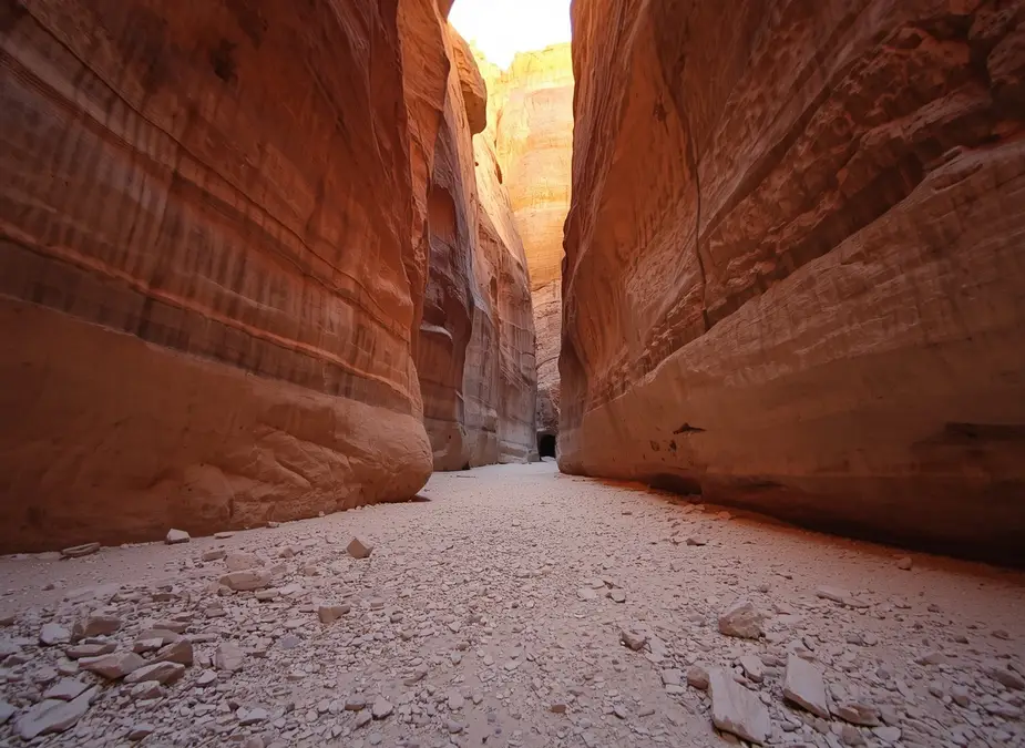 Remote desert wadi west of Luxor where the tomb of Thutmose II was found